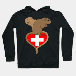 Gerbil Switzerland (dark) Hoodie